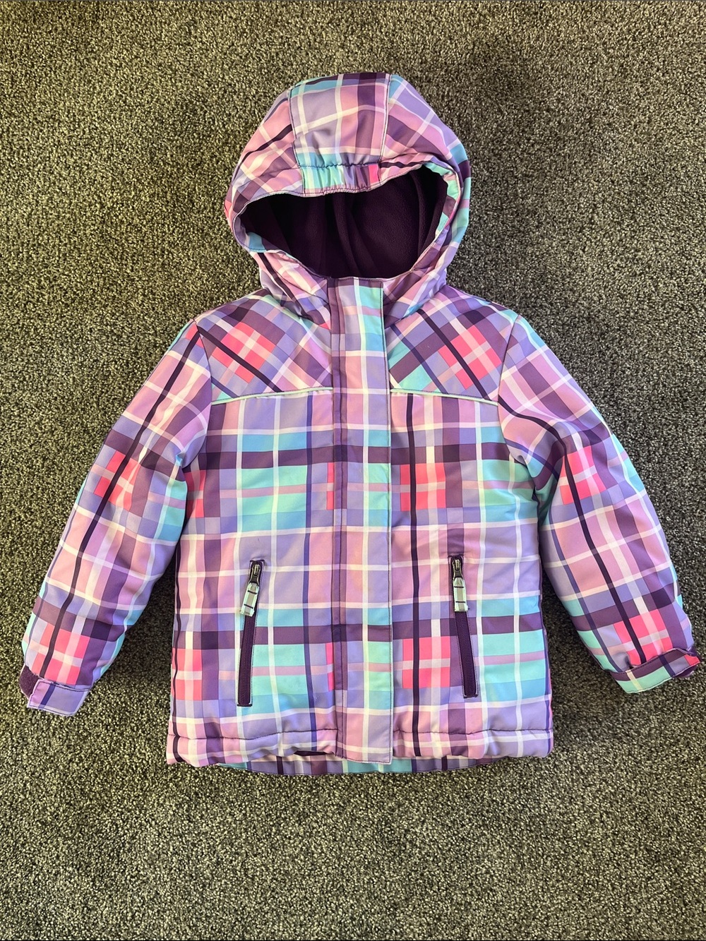 Cherokee 2-in-1 Hooded Puffer Coat with Removable Jacket Liner 4T